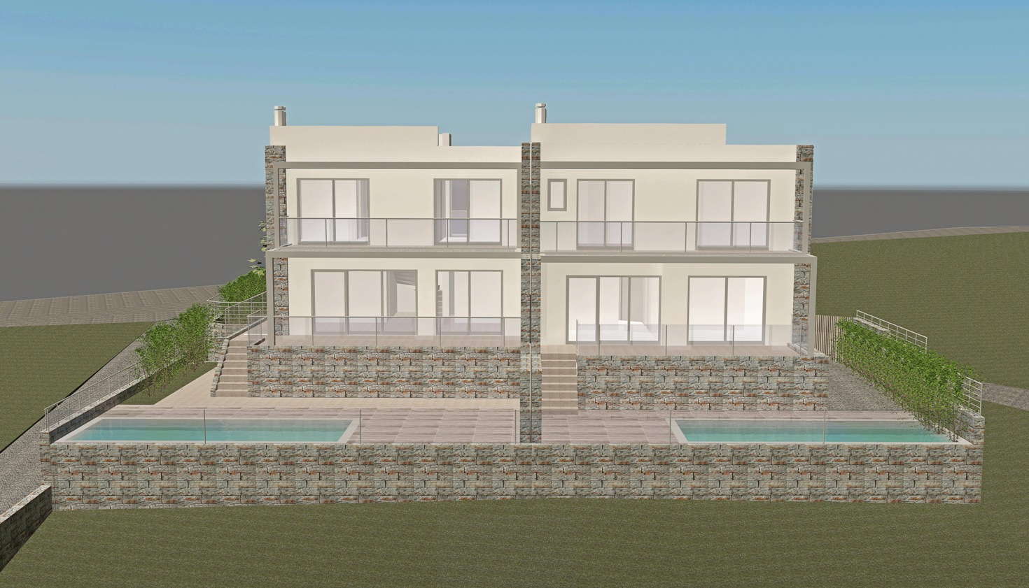 ΔΥΟ ΚΑΤΟΙΚΙΕΣ ΣΤΗΝ ΠΑΛΑΙΡΟ